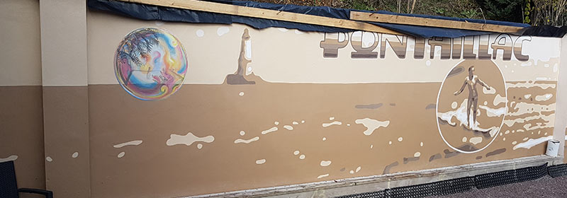 fresque murale