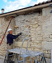 mur en pierre